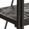 thumbnail image 3 of vidaXL 5-Tier Bookcase Black 40x30x180 cm Solid Mango Wood, 3 of 5