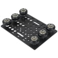 thumbnail image 2 of V Gantry Panel Kit, Aluminum Gantry Plate Durable  For Milling Machine For CNC Lathe Black Pulley, 2 of 8