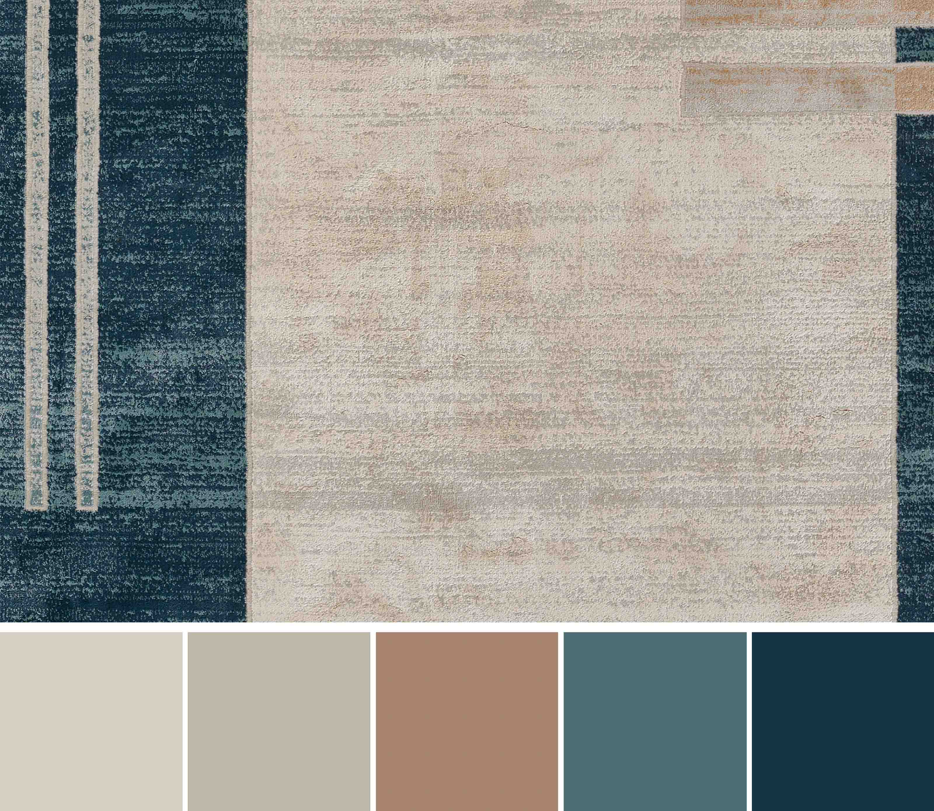 ECARPET Sorelle Contemporary Area Rug for Living Room, Bedroom, Dining Room, Entrance, Hallway and More.