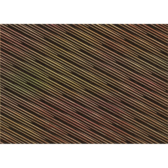 Ahgly Company Tapis d'Intérieur Lavables en Machine, Rectangles de Transition Brun Clair, 5' x 7'