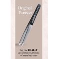 thumbnail image 2 of Browgame Original Slanted Tweezer - Precise, Extra Sharp Plucking Tool For Easy, Painless Hair Removal - Easy Grip For Meticulous Shaping - Stainless Steel Design For Sensitive Skin - White - 1 Pc, 2 of 6