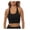 Black, variant on Sleeveless Tanks for Women New Sports Bras for Women Phone Pocket Running Bra Seamless Wirefree Workout Tops Vests Activewear Style B-57 Black XXL
