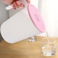 thumbnail image 4 of Miangastore 1 Pce Pichet à Boisson en Plastique 2000 ml Résistant à la Chaleur Pichet d'Eau Froide Pichet à Jus avec Poignée (Rose), 4 of 9