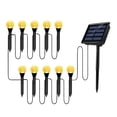 thumbnail image 2 of RKSTN Outdoor Lights 1 Drag 10 LED Solar Lamp Solar Garden Lights Warm Lamp RGB Color Changing Lamp For Lawn/Yard/Walkway/Patio Decor Outdoor Garden Lights, 2 of 5