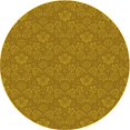 thumbnail image 1 of Ahgly Company Tapis Rond Lavable en Machine Intérieur Transitionnel Bisque Foncé Marron, 3 Pieds Rond, 1 of 7