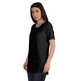 thumbnail image 4 of Inkmeso Plain Basic Tshirt Long Length Tee Short Sleeve Workout Top For Women, 4 of 9