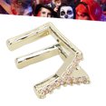 thumbnail image 4 of Hip Hop Tooth Brace,  Teeth Decoration, Durable Brass Electroplated, Birthday Gift for Hip Hop Fans, 4 of 8
