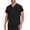 Black, variant on Amzcrzy Scrubs for Men Solid Color V Neck Scrub Tops Fashion Short Sleeve Workwear Nursing Scrubs with Pockets