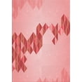 thumbnail image 1 of Ahgly Company Machine Washable Indoor Rectangle Transitional Pastel Pink Area Rugs, 2' x 3', 1 of 7
