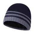 thumbnail image 1 of Bonnet de Protection en Fil de Mode à Rayures pour Hommes Bonnets Chauds pour le Ski de Plein Air, 1 of 6