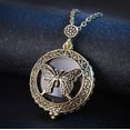thumbnail image 4 of Heliisoer Collier Pendentif Loupe Loupe en Verre Reeding Collier Décoratif, 4 of 6