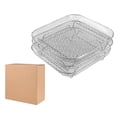 thumbnail image 4 of 3 Pieces Air Fryer Rack Fried Basket Support Chips Air Fryer Accessories Drying square 21cm, 4 of 9