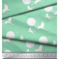 thumbnail image 3 of Soimoi Rayon Crepe Fabric Bamboo Tree,Moon & Stork Bird Decor Fabric Printed Yard 46 Inch Wide, 3 of 3