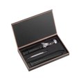 thumbnail image 2 of Uxcell Cowhide Leather Band Deployment Buckle Watch Strap 20mm Leather Strap, Black, Silver, 2 of 7