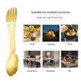 thumbnail image 3 of ziyahi Acier Inoxydable Multifonctions Spork Bouteille Ouvre-Bouteille Table Intégrée Camping en Plein Air Argent Or 1Set, 3 of 6