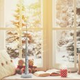 thumbnail image 3 of Gymax 2 FT Pre-lit White Birch Tree Artificial Twig Birch Tree Christmas Decoration, 3 of 10