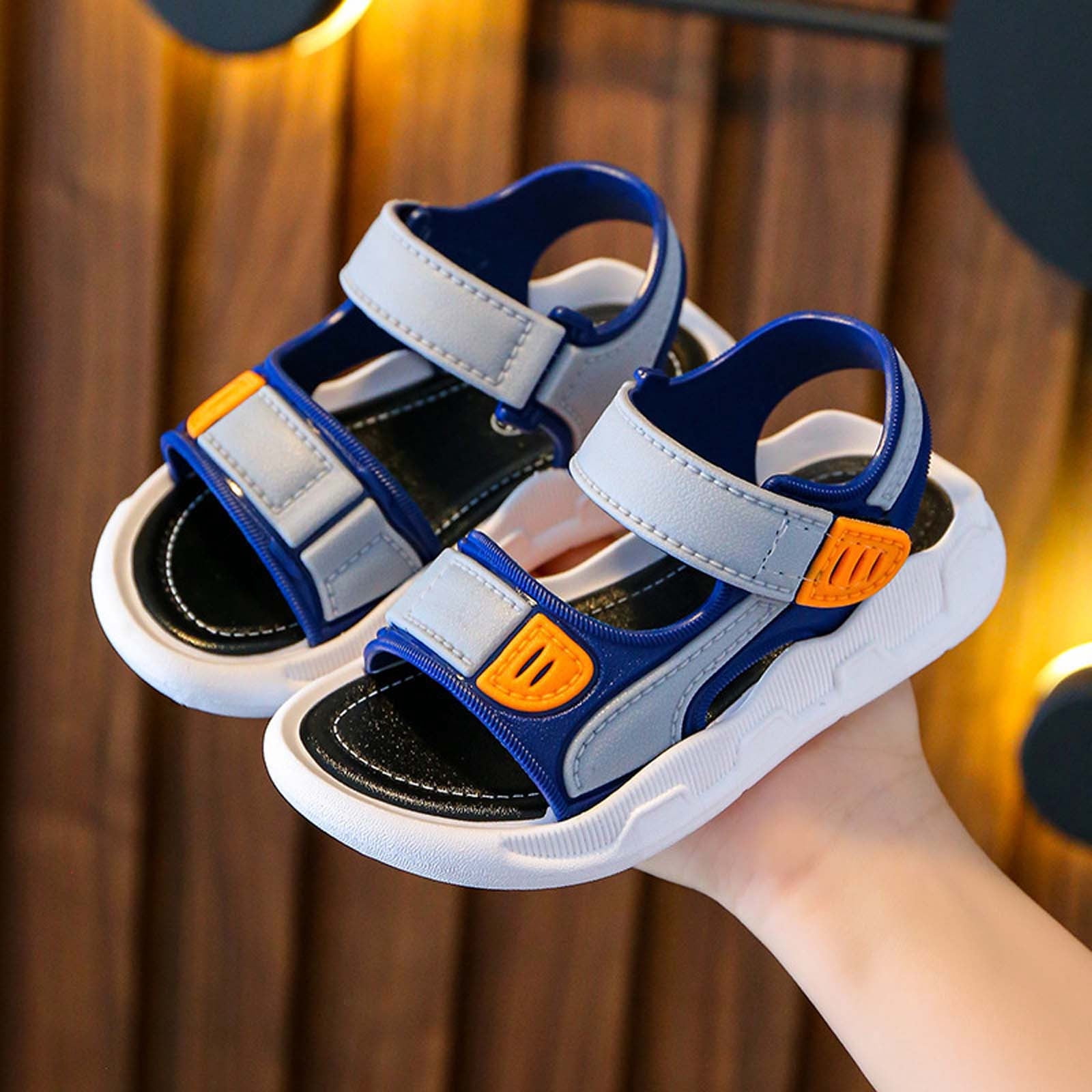 Summer Middle And Big Boys Outdoor Non-slip Soft-soled Beach Sandals