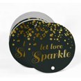 thumbnail image 2 of Inkdotpot Real Gold Foil Let Love Sparkle Wedding Tags Favor Hang Paper Tags 50 Pieces, 2 of 6