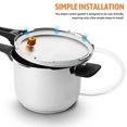 thumbnail image 4 of WHAMVOX 2Pcs Pressure Cooker Replacement Gasket Silicone Ring for Air Fryer and Steam Pot, 4 of 8