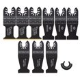 thumbnail image 1 of WETOOLPLUS 9-Pack Oscillating Tool Blades with Adapter, Compatible with Rockwell RW8981K Old & New Models, Universal Fit Multitool Saw for Wood Metal Plastic, Bi-Metal End Cut Kit, 1 of 5