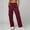 Style1-Wine womens pants, variant on Mceream Cargo Pants for Women Trendy Y2K Streetwear Wide Leg Joggers Stretchy Casual Summer Travel Hiking Pants Plus Size Pants Pantalones Cargo Para Mujer Black S