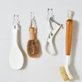 thumbnail image 3 of VONKY 2 Pieces ABS Animal Shape Hook Punch-free Self-adhesive Decorative Simple Replacement Style Key Hanger Bathroom Transparent 1Set, 3 of 6