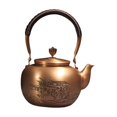 thumbnail image 2 of veasfak Copper Teapot Anti Scalding Handle Hot Water Kettle for Tea Household Coffee Tree Pattern, 2 of 9