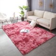thumbnail image 1 of maskred Carpet Nordic INS Modern Simple Rectangle Rug Tie-Dye Plush Thick Derotation Mat Footcloth Guestroom Bedside Kitchen Rose, 1 of 6