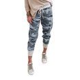 thumbnail image 4 of Pantalon de Sport en Tricot à Imprimé Camouflage Gris pour Femmes, 4 of 4
