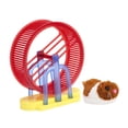 thumbnail image 2 of HILABEE Electric Simulation Plush Toy Accessories Fun Kids Pet Toy with Wheel Runner Simulated Hamster, 2 of 9