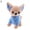 Blue, variant on Aofa 17cm Cute Mini Chihuahua Dog Plush Toy Soft Stuffed Animal Doll Birthday Gift