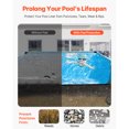 thumbnail image 2 of KFFKFF Rectangle Pool Liner Pad, 16 x 32 ft Pool Liner Pad for Above Ground Swimming Pools, Extra-Thick Pool Mat, Prevents Punctures, Recycled Geotextile Material Underlayment Pad, 2 of 9