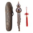 thumbnail image 4 of Flute, Flute Instrument Cucurbit Flute with Case,Metal Flute Ethnic Musical Instrument,C keys b Flat Key Gourd Flute Wind Instrument,Chinese Instrument, 4 of 8