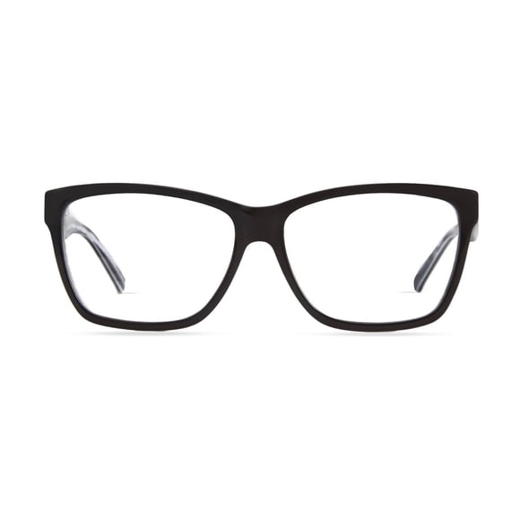 Christian Siriano Womens Prescription Eyeglasses, Charlotte, Black Patterned, 56-14-140