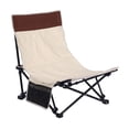 thumbnail image 2 of Chaise de Plage, Chaises de Camping Pliantes Portables Chaise de Plage Multifonctionnelle Inclinable pour Camping Patio Extérieur, 2 of 7