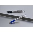 thumbnail image 3 of Paper Mate Profile Ballpoint Pens, Retractable Pen with Stainless Steel Barrel, 1.0 mm, Blue Ink, 2 Count, 3 of 3