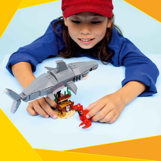 LEGO Creator Fierce Shark with a Treasure Chest Building Toy for
