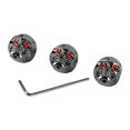 thumbnail image 2 of 3Pcs Electric Guitar Skull Knobs Metal Volume Tone Head Cap Bass Replacement Part GD304 Black, 2 of 14