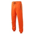 thumbnail image 1 of Mefallenssiah Solid Color Men'S Style Loose Zipper Pocket Drawstring Elastic Waist Sports Pants Full Length Pantspants, 1 of 1