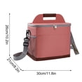 thumbnail image 3 of Great Value, Mochila térmica PENDANEMSK con capacidad para 30 latas,ideal para picnic|Oxford cloth,Pink,PENDANEM, 3 of 5