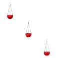 thumbnail image 2 of Maytalsory 2piece Practical And Versatile Hanging Flower Pots For Indoor And Outdoor Spaces red 3Set, 2 of 6