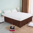 thumbnail image 2 of Subrtex Easy Fit Bed Skirts , Wrap Around Dust Ruffle with Long Tailored Drop, 2 of 6