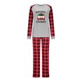 thumbnail image 1 of LSLJS Christmas Pajamas Pyjamas de Noël Assortis pour la Famille, Blouse Imprimée de Noël pour Femmes à Col Rond Hauts+pantalons Ensemble de Pyjamas Assortis pour la Famille, pour Adultes et Enfants Ensemble de Vêtements de Nuit des Fêtes, 1 of 6