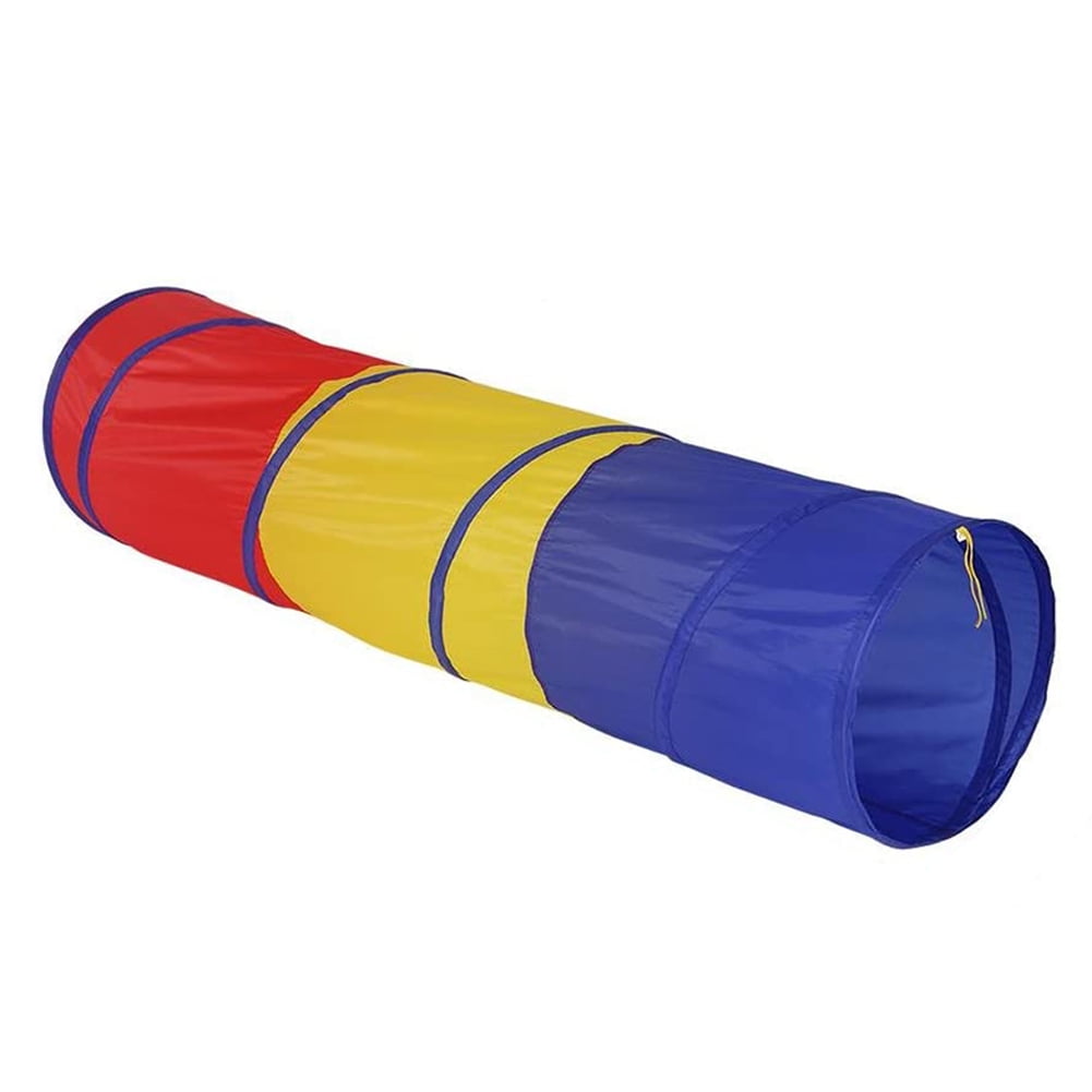 VEVOR Tente tunnel de jeu enfants 5en1, panier de basket, maison de jeu pop-up intérieur