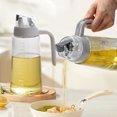 thumbnail image 1 of Suncoda Glass Dispenser Bottle, Olive Oil Dispenser Bottle Leakproof Glass Oil Container with Non Slip Handle Automatic Cap and Stopper Oil Dispenser Bottle for Kitchen 630Ml, 1 of 6