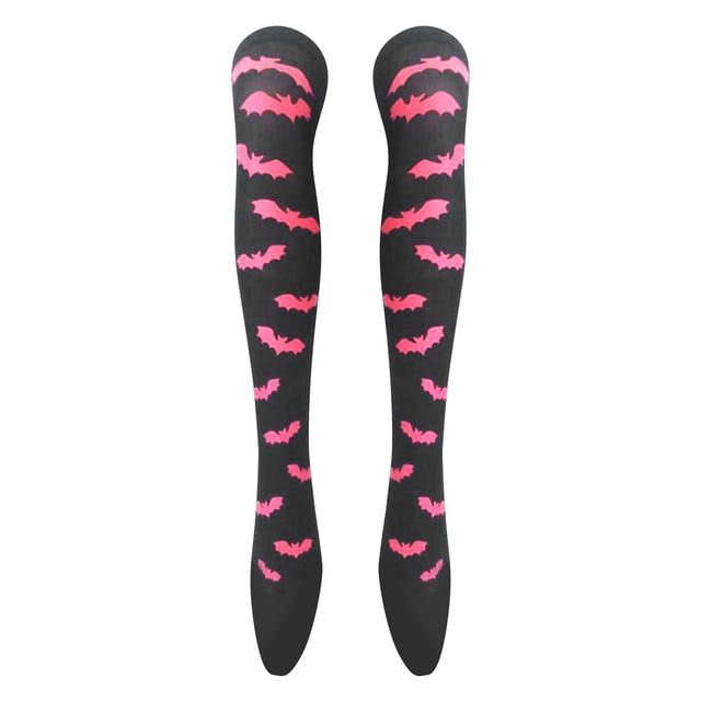 Bas Rouges pour Femmes Halloween Fête Cosplay Déguisement Chaussettes Festival Spectacle Bas Aguichant