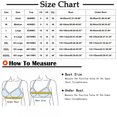 thumbnail image 3 of Bras for Women, 2pc Womans Printing Gathered Together Large Size Daily Bra Underwear No Rims, 3 of 7