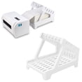 thumbnail image 4 of Barcode Printer Stand, ABS Material Small Lightweight Printer Bracket  For Home White, 4 of 8