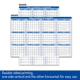 thumbnail image 3 of cpengpj Calendrier Mural Effaçable Double Face 2025-2026, Planificateur Mensuel Réutilisable Effaçable à Sec pour la Maison et le Bureau, Tableau d'Horaire Laminé Pliable, 3 of 9