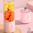 thumbnail image 1 of RKSTN Rechargeable Juicer Juicer---Rechargeable Pink Kitchen Gadgets, 1 of 8